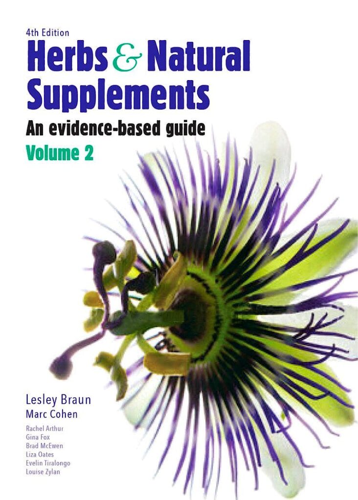 Herbal medicine textbook by Braun covering clinical applications and medicinal plants.
