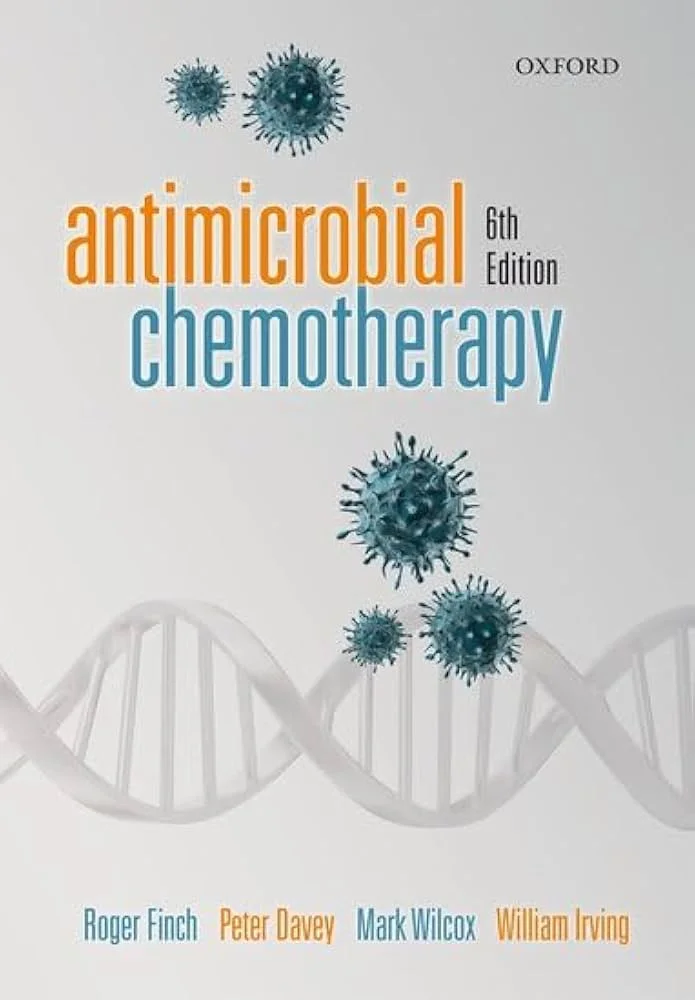 Cover of Antimicrobial Chemotherapy by Finch, a textbook on antimicrobial agents, infectious diseases, and drug therapy.