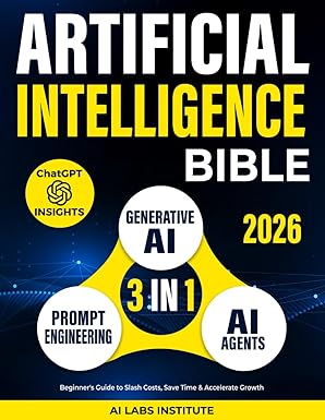 Book cover of "Artificial Intelligence Bible" by Rowan Treadwell