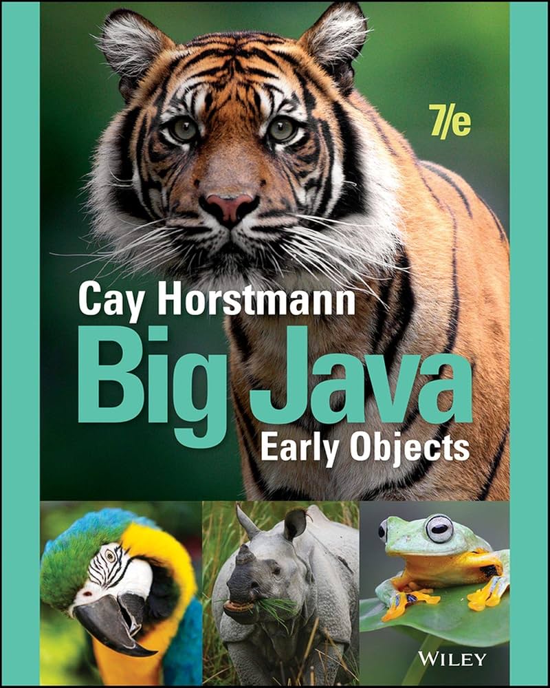 BIG JAVA EARLY OBJECTS