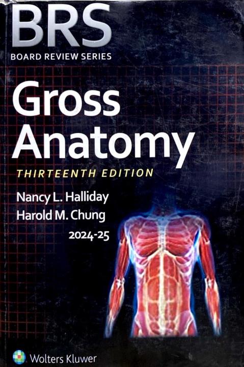 BRS Gross Anatomy book by Halliday