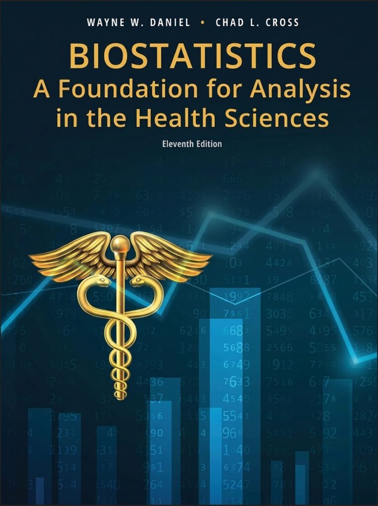 Cover of *Bio-Statistics: Foundation for Analysis in Health Science* by Daniel W.W., a textbook on statistical methods in health sciences and biomedical research.