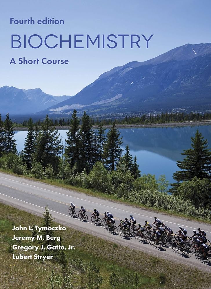 Cover/reference of Biochemistry: A Short Course (Tymoczko et al., Hodges edition) showing a compact biochemistry textbook focused on core biochemical concepts including enzymes, metabolism, and molecular.