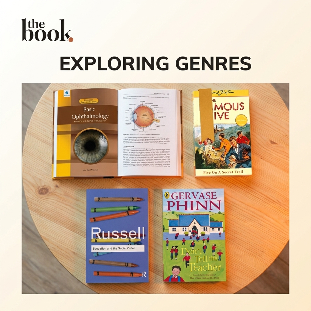 Variety of books including academic, children's, and novels available at BookDot.com