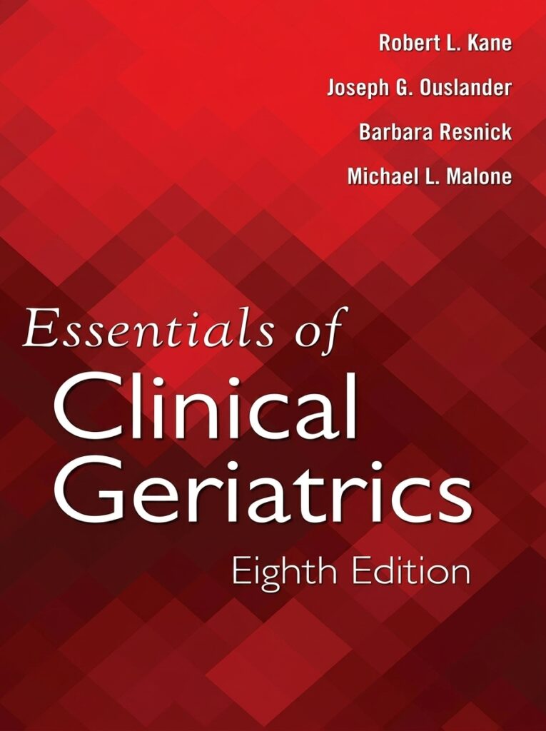 Clinical geriatrics textbook by Rowe and Fulmer focused on healthcare and aging-related conditions.
