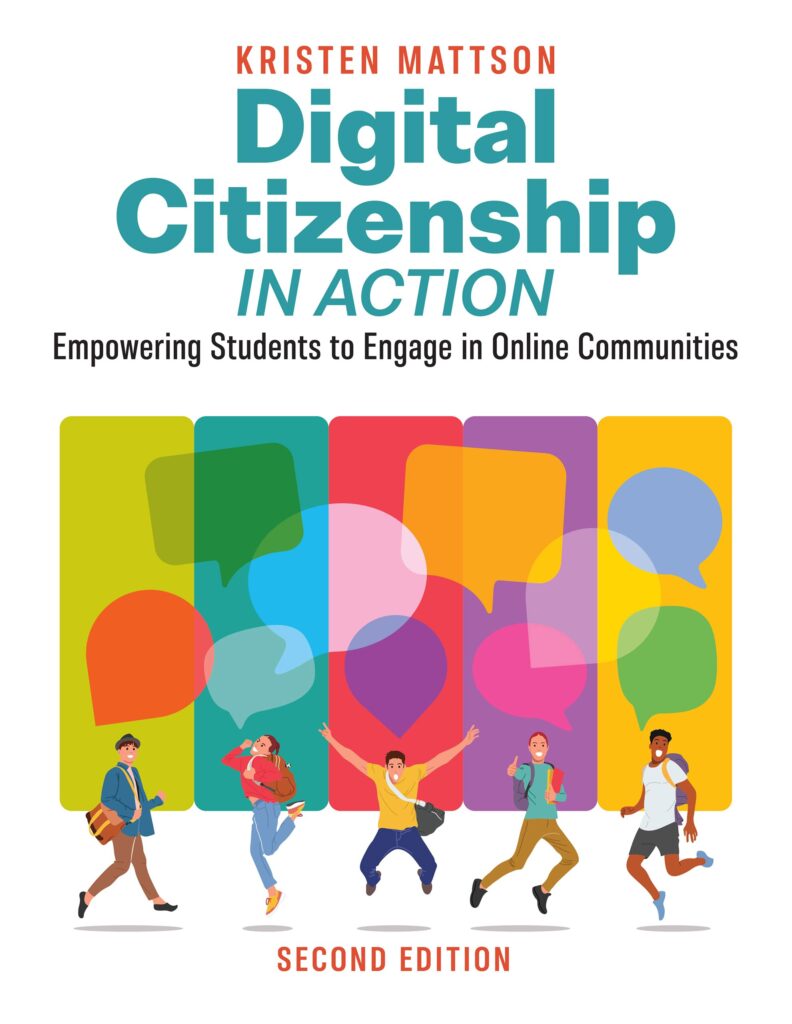 Book by Mattson on digital citizenship focusing on online behavior, ethics, and media literacy.