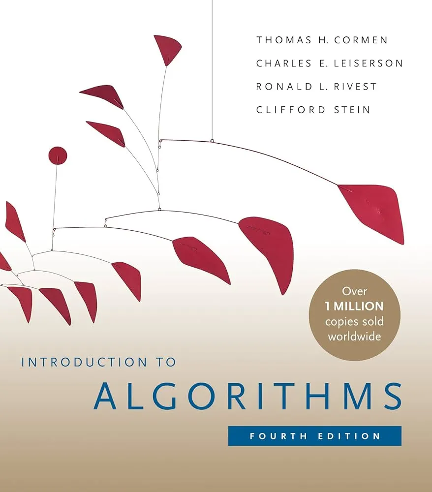 Cover of Introduction to Algorithms by Thomas H. Cormen and co-authors, a comprehensive computer science textbook covering algorithms, data structures, and computational problem-solving.
