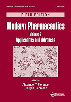 Modern Pharmaceutics (Two Volume Set)