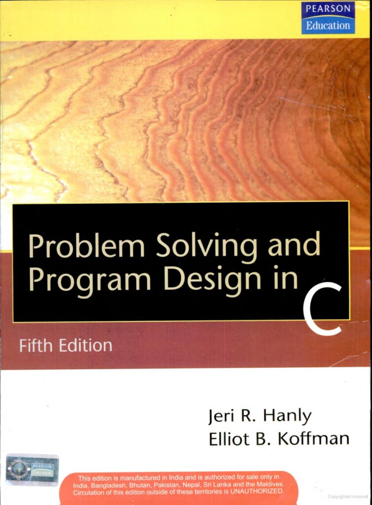 Problem Solving and Program Design in C++