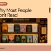 Why Most People Don't Read Books Anymore