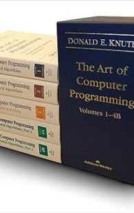 Boxed set of "The Art of Computer Programming, Volumes 1–4B" by Donald Knuth