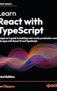 Book cover of "Learn React with TypeScript" by Carl Rippon