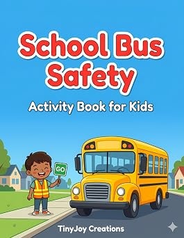 School Bus Safety Activity Book for Kids