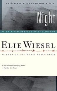 Night by Elie Wiesel book cover
