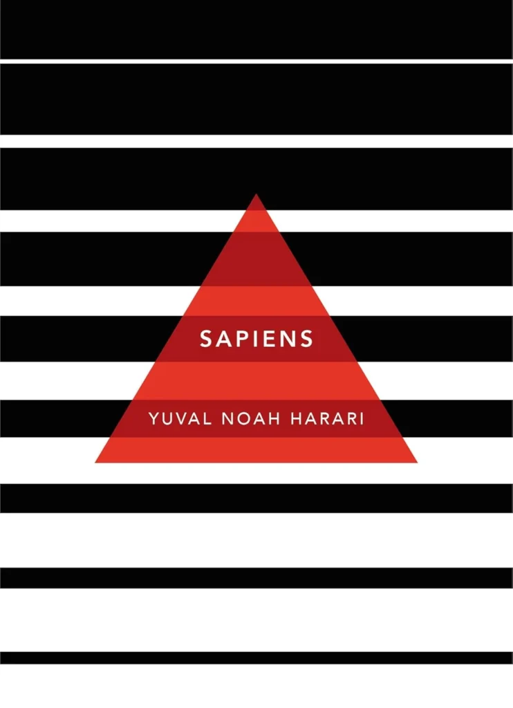 Sapiens A Brief History of Humankind book cover by Yuval Noah Harari