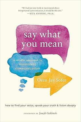 Say What You Mean A Mindful Approach to Nonviolent Communication book cover