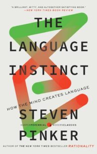 The Language Instinct by Steven Pinker book cover